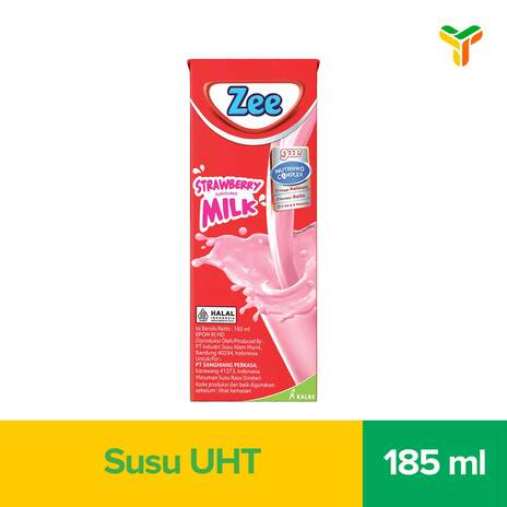 ZEE STRAWBERRY MILKSHAKE UHT 185ML