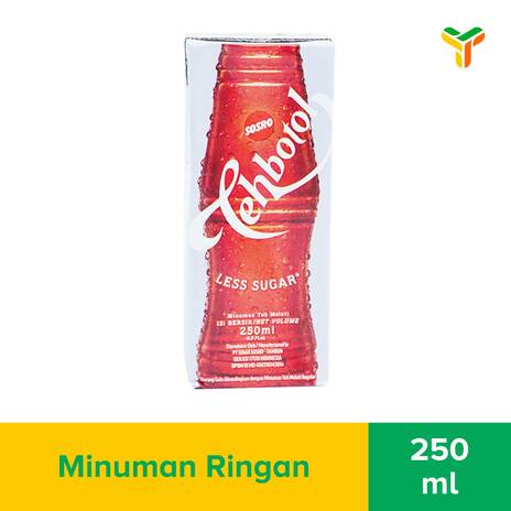 SOSRO TEH BOTOL LESS SUGAR KOTAK 250ML