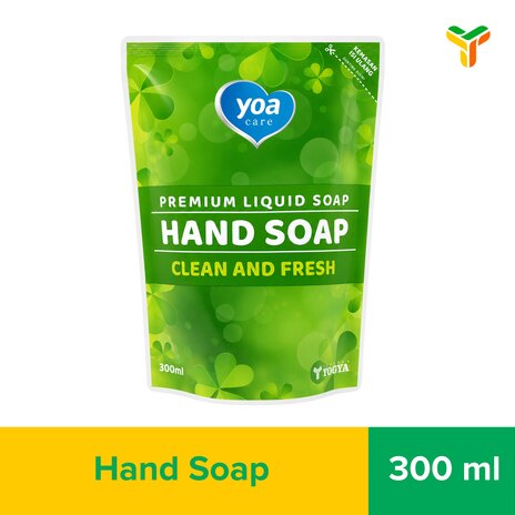 YOA HAND WASH CLEAN N FRESH REFF 300ML 