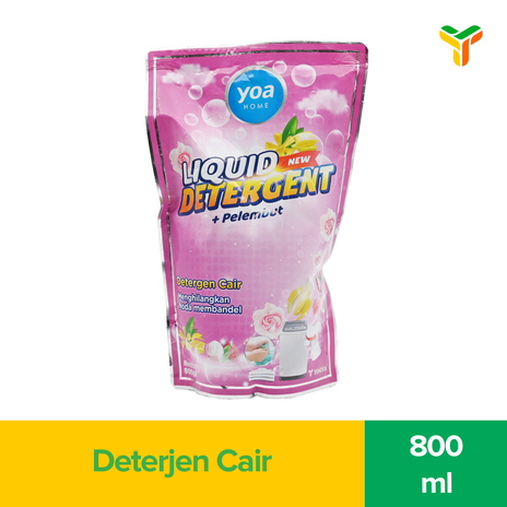 YOA LIQ DETERGENT SOFT PINK 800ML _1C12P