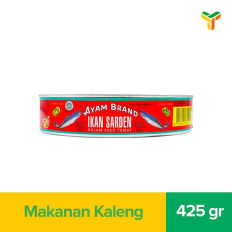 AYAM BRAND SARDINES TOMATO OVAL 425G
