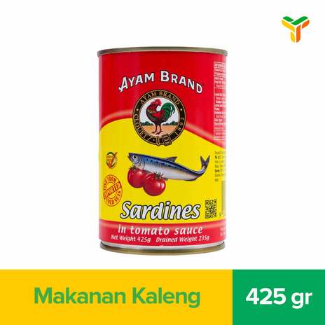 AYAM BRAND SARDINES TOMATO 425G