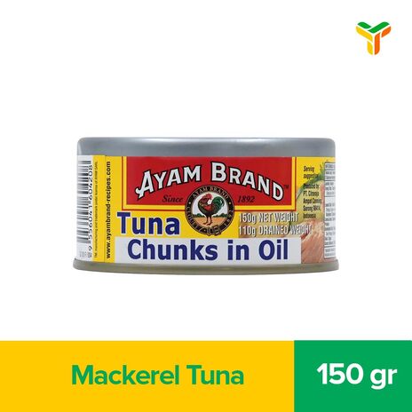 AYAM BRAND TUNA CHUNKS OIL 150G
