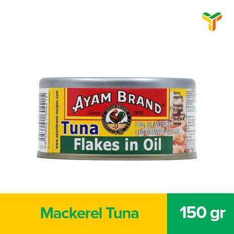 AYAM BRAND TUNA FLAKES OIL 150G