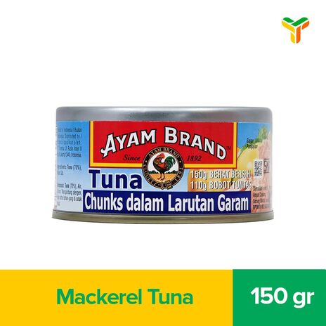 AYAM BRAND TUNA CHUNKS WATER 150G_1C24P
