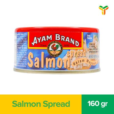 AYAM BRAND SALMON MAYONNAISE SPREAD 160G