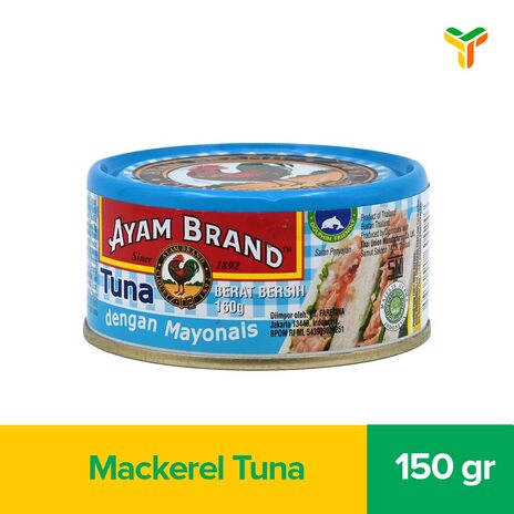 AYAM BRAND TUNA MAYONNAISE NATURAL 160G