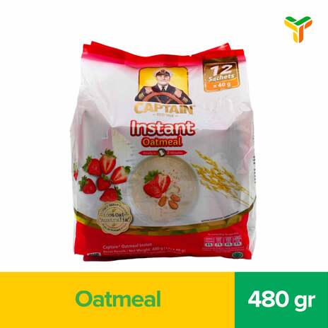 CAPTN OATS INSTANT SACHET 480G