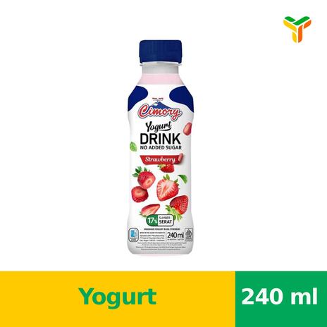 CIMORY YOGURT DRINK NO ADDED SUGAR STRAW 240ML C24