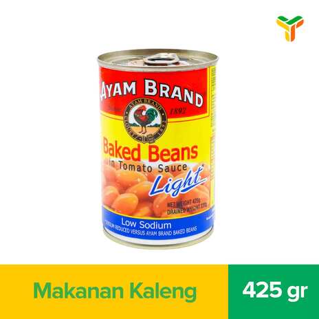 AYAM BRAND BAKED BEANS TOMATO LIGHT 425G