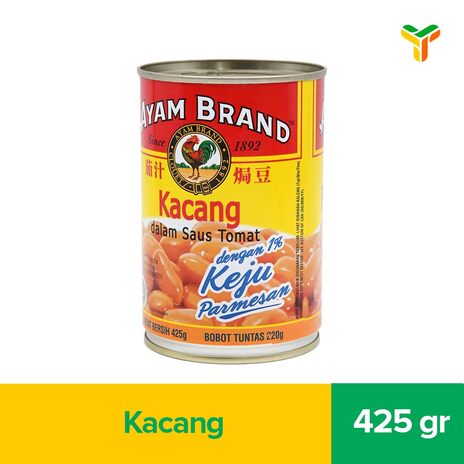 AYAM BRAND BAKED BEANS TOMATO CHEESE 425G