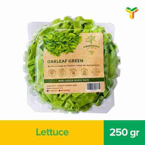 CROPONICS GREEN OAKLEAF LETTUCE 250GR