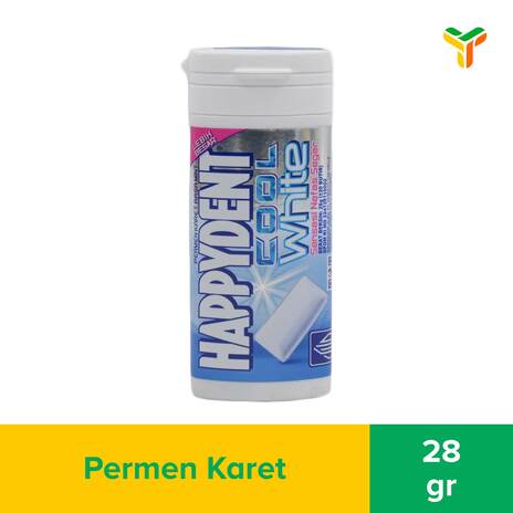 HAPPYDENT COOL WHITE ASSORTED 25.2GR_1B12P