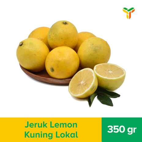 JERUK LEMON KUNING LOKAL 350GR