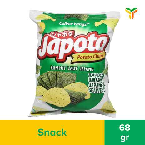 JAPOTA Keripik Kentang Umami Japanese Seaweed 68GR