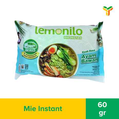 LEMONILO MIE INSTAN RASA AYAM BAWANG 60G
