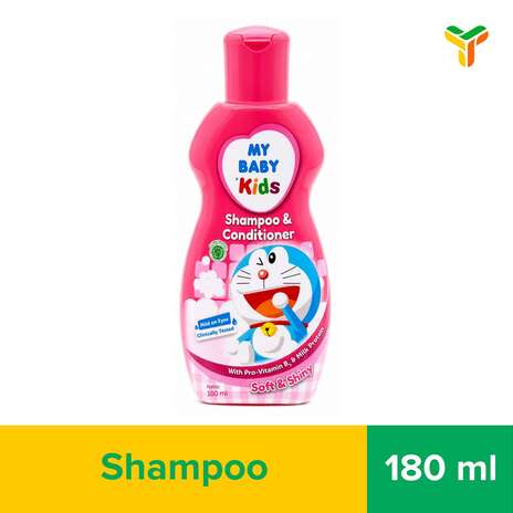 MY BABY KIDS SHP SOFT SHINY 180ML