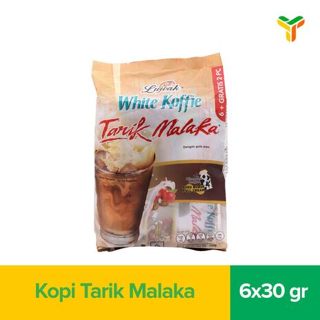 LUWAK WHITE KOFFIE TARIK MALAKA 6X30G_1C15P