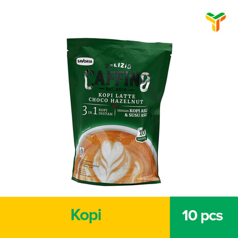 CAFFINO KOPI LATTE CHOCO HAZELNUT 10X20G_1C20P