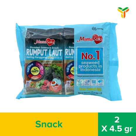 MAMASUKA RUMPUT LAUT SALTED EGG 2X4.5GR