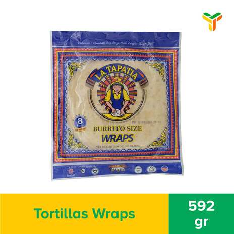 LA TAPATIA TORTILLAS WRAPS BURRITO 592G