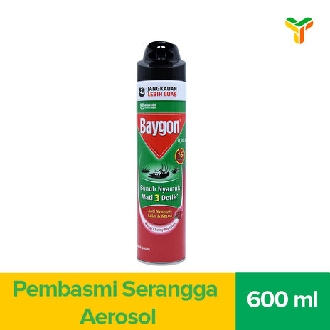 BAYGON AEROSOL CHERRY BLOSSOM 600ML _1C12P