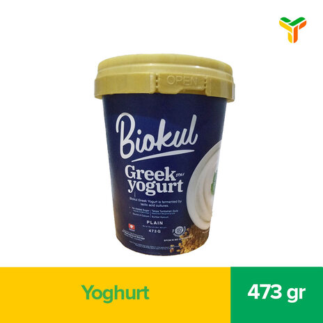 BIOKUL YOGURT GREEK PLAIN 473GR (C6)