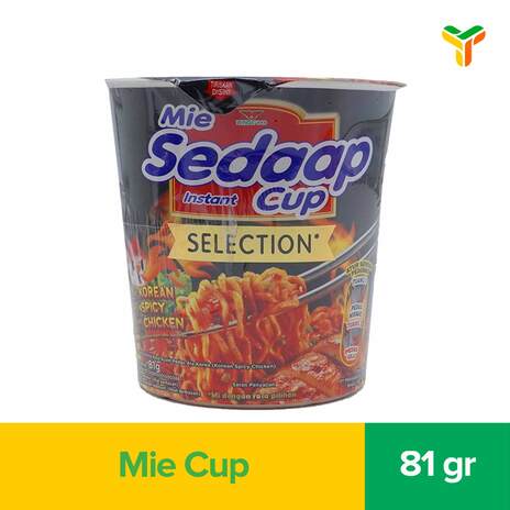 SEDAAP MIE CUP GRG KOREAN SPICY CHICKEN 81G_1C12P