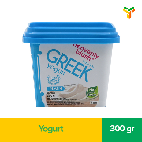 HEAVENLY BLUSH GREEK YOGURT ORIGINAL 300GR C12