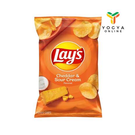 LAYS CHEDDAR N SOUR CREAM 6.5OZ_1C12P