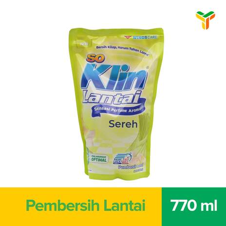 SO KLIN LANTAI SEREH POUCH 770ML
