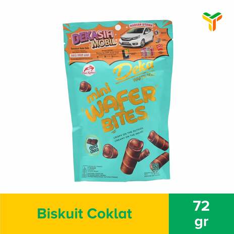 DEKA WAFER MINI BITES CHOCO 72G