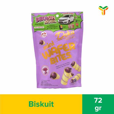 DEKA WAFER MINI BITES UBEE 72G