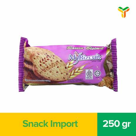 MY BIZCUIT BISCUIT RAISIN 250G_1C24P