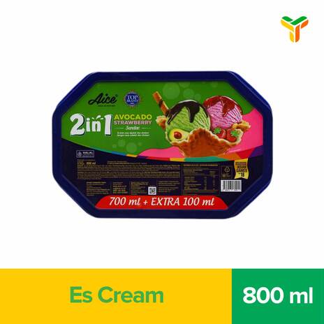AICE ALPUKAT STRAWBERRY SUNDAE 800ML (C9)