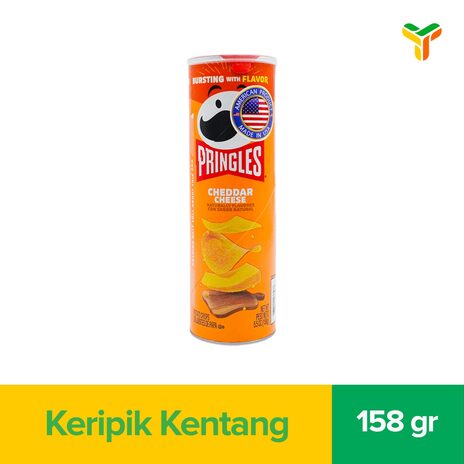 PRINGLES POTATO CRISPS CHDR CHEESE USA 156G_1C14P