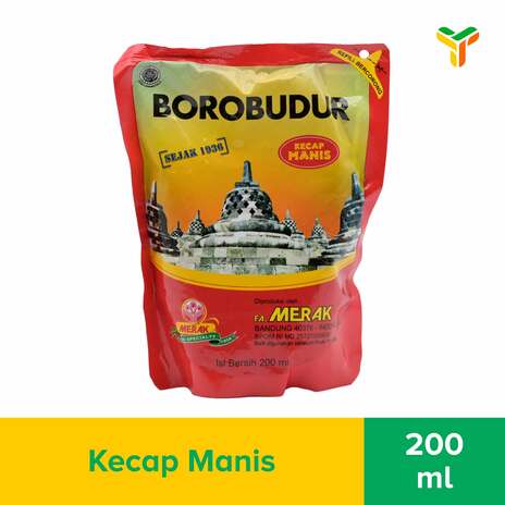BOROBUDUR KECAP MANIS REFIL 200ML_1C24P