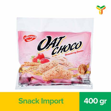 NARAYA OAT CHOCO STRAWBERRY 400G_1C24P