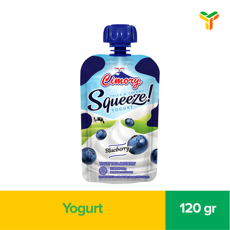 CIMORY SQUEEZE BLUEBERRY 120GR C24