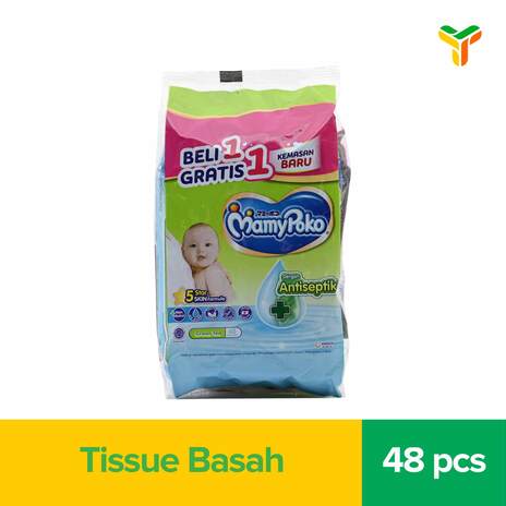 MAMY POKO BABY WIPES ANTISEPTIK PF 48S BD_1C12P