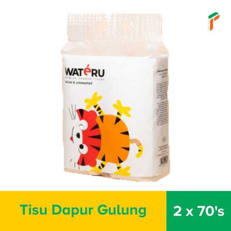WATERU KITCHEN TOWEL 2 ROLLS X 70S _1C12P_XXX