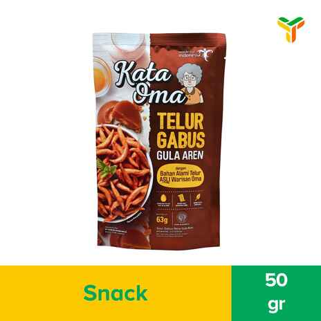 KATA OMA TELUR GABUS GULA AREN 50GR 1C24P
