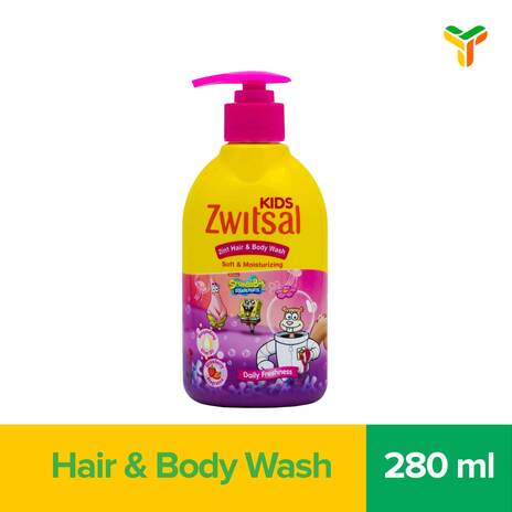 ZWITSAL KID 2IN1 BW PINK 280ML 1C12P 68134987