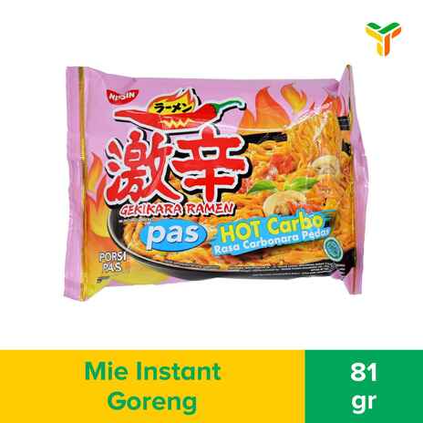 Nissin Gekikara Ramen Carbonara Pedas 81 G
