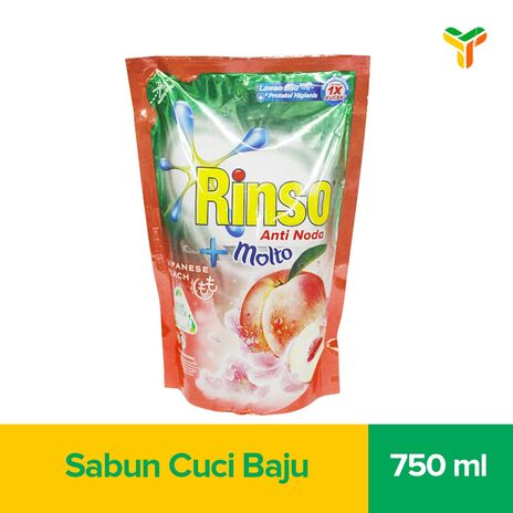 RINSO MOLTO DETERGEN CAIR JAPANESE PEACH 750ML