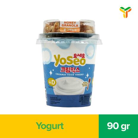 YOSEO CREAMIX YOGURT HONEY GRANOLA CUP 90GR C12