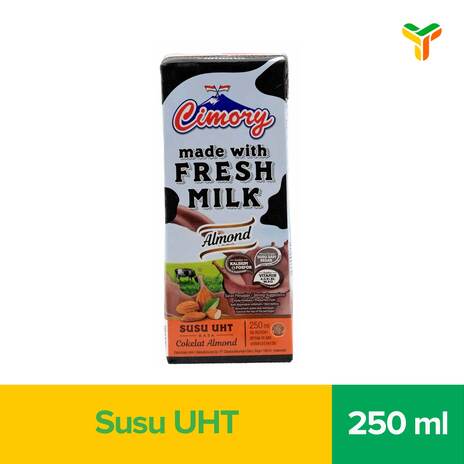 CIMORY UHT MILK ALMOND 250 ML_1C24P