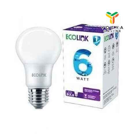 ECOLINK LEDBULB 5W_6W E27 6500K 520LM