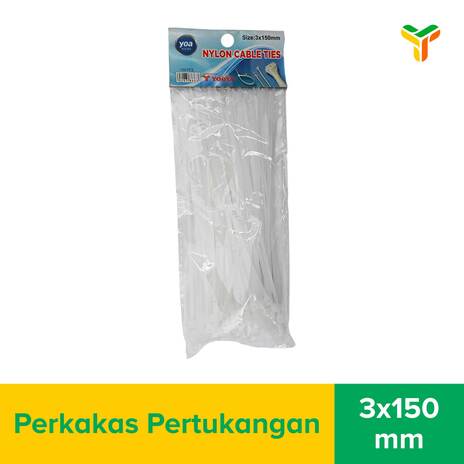 YOA NYLON CABLE TIES 3X150X100P