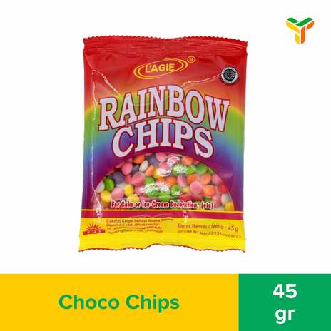 LAGIE RAINBOW CHIPS 45G_1PK6P